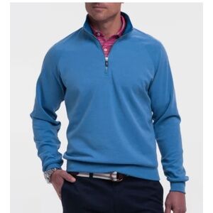 Footjoy‎ Performance Half-Zip Long Sleeve Pullover Blue Men's Size XL Golf PGA